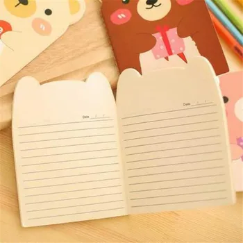 40pcs/lot roztomilé mini A6 knihu medvěd a kočka design Notebook studenty diy cestovní deník Školní Potřeby