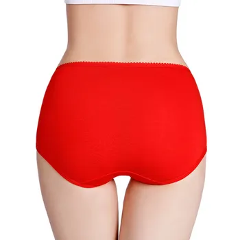 5ks/10ks M-7XL Plus Velikosti Kalhotky Bezešvé Kalhotky Pro Ženy, Modální Slipy Solidní Vysokým Pasem Bavlněné spodní Prádlo Žena Blízcí