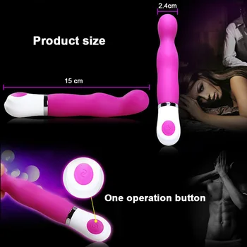 7 Rychlostí, G-Spot Flirtování Vibrátor Ticho A Silné Silikonové Pochvy/Klitorisu Stimulátor Vibrátor Masturbant Sexuální Hračky Pro Ženy