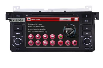 7inch 2Din Android 10 Auto DVD Přehrávač pro BMW E46 M3 S 3G GPS BT Rádio USB SD volant Řízení, Může bus Zdarma GPS Mapy