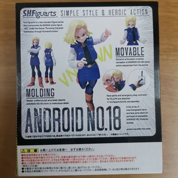 Anime Dragon Ball SHF Android Č. 18 Akční Obrázek Hračky, Cyborg, Android Č. 18 a Mládeže Klilyn Kuririn Sběratelské Model Panenka Dárek