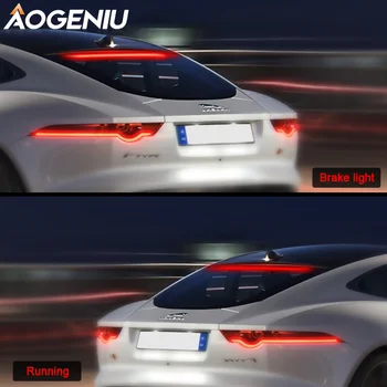 AOGENIU 12V Single Mode Auto Třetí Brzdové Světlo Strip Bar Red Tekoucí Blikat Další Vysoké Mount Brzdové brzdová Světla Příslušenství