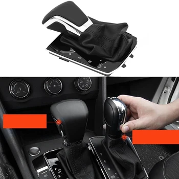 Auto Gear Shift Knob Řadicí Páky Hlava Spínače Kryt proti Prachu Panel pro Tiguan L 5NG 713 203 5NG713203