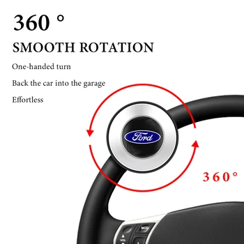 Auto Volant Knoflík Koule 360°Knoflíkem Moci Zpracovat Míč Booster pro Ford Fiesta EcoSport Doprovod zaměření 1 2 3 mk2 mk3 mk4