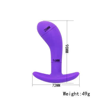 Bez Vibrací Butt Plug G-Spot Anální Trénink Plug Masáž Vagíny Stimulovat Dospělý Sex Hračky Pro Ženy, Muži, Gay Erotické Sex Produktů