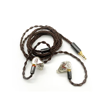 BGVP DM8 Originální Nový Příjezdu 8BA jednotka kabelový MMCX Monitor Odnímatelný Audio Kabel 3,5 mm hi-fi sluchátka V Uchu sluchátka headset