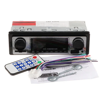 Bluetooth autorádio MP3 Přehrávač, Stereo, USB, AUX Classic Car Stereo Audio 12 PIN PC