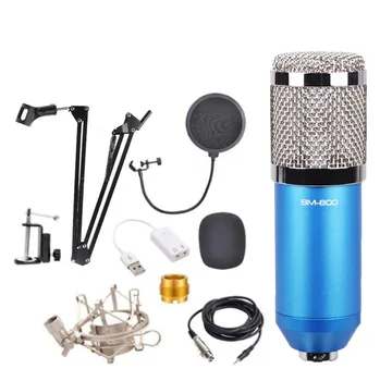 BM 800 Mikrofon Profesionální BM800 Microfone Kondenzátorový Mikrofon pro PC, YouTube, Podcast, Hry, Nahrávání TikTok DJ