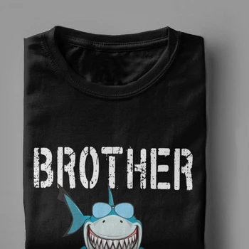 Bratr Shark Doo Doo Trička Pánské Family Fitness Trička Kolem Krku Bavlněné Oblečení Vtipný Grafický T Tričko Harajuku