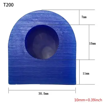 Carving Vosk Kroužek Trubky pro Výrobu Prstenů Formy Tvrdý Vosk Prázdné Velké Ploché Straně Trubice
