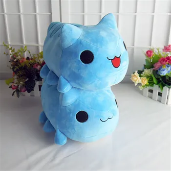 Chyba kočka capoo hračka Anime Bugcat Capoo modrá kočka červ plyšové cosplay panenka plněná polštář 15/30cm pro dárek