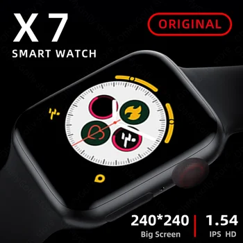 Chytré Hodinky iwo X7 Series 6 Volání Bluetooth Srdeční Frekvence Fitness Tracker Smartwatch Pro Android, IOS pk amazfit iwo 12 W26 FT50 X6