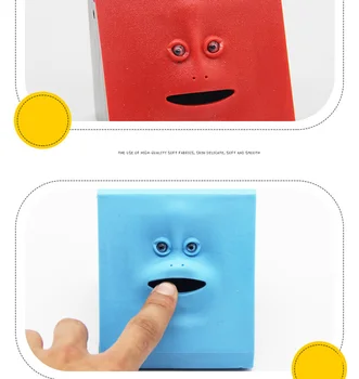 Chytré Prasátko Box Obličej Peníze Jíst Snímače Elektrických Ukládání Mince Box pro Děti Dárek Stroje Domácí Dekoraci Peníze Box