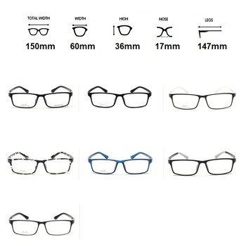 CUBOJUE 150mm Nadrozměrných Brýle Muži Ženy Brýle Rámy Široký Obličej Muže, Předpis Brýlí Krátkozrakost TR90 Dioptrické Brýle