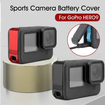 Dobíjecí Boční Ochranný Kryt Kryt Baterie Pro GoPro Hero 9 Sportovní Kamera Prachotěsný Kryt Baterie Bydlení Pouzdro