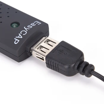 Easycap USB 2.0 TV Audio Video VHS na DVD, HDD Converter zachytávací Karty Adaptéru