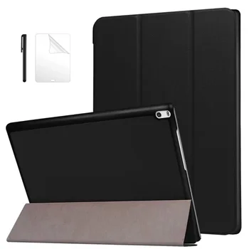 Folio Stand PU Kožené Pouzdro Pro Lenovo TAB 4 10 Plus TB-X704N TB-X704F 2017 10.1 palcový Tablet ochranné Pouzdro +Fólie+Pero