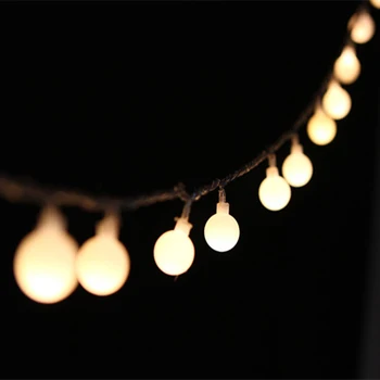 Girlanda Led String světlo 20-50 mini Míč 9 Barva Romantický Svátek vánoční domácí party dekor fantastické noční světlo Lucerna IL