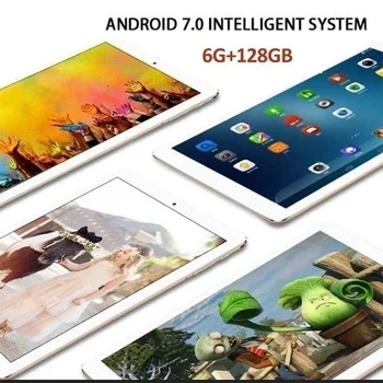 Globální Verze 10 inch 4G LTE Android 8.1 tablet Pc 4G Telefon Wifi 10 jader, 6GB RAM, 128 gb ROM 5.0 MP GPS bluetooth tabets