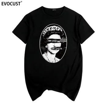 God Save The Queen Sex Pistols T-shirt Bavlna Muži tričko Nové TRIČKO TRIČKO Dámské unisex Módní