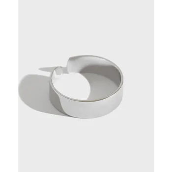 GOMAYA Originální 925 Sterling Stříbrné Prsteny Pro Ženy korejské Minimalistický Hladký Unisex Otevření Nastavitelný Prsten Hot Prodej Jemné Šperky