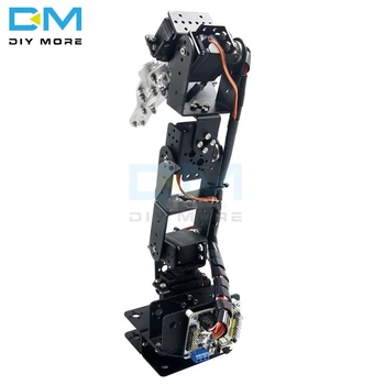 Hliníkové Robot 6 DOF Arm Dráp Mount Kit Mechanické Robotické Paže Svorka Dráp Mount Electronice kit pro Arduino DIY Robot Díly