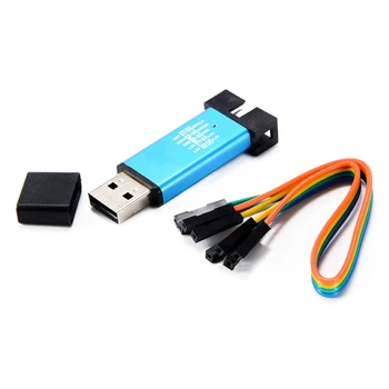 Hliníkový Mini USB Emulátor Downloader STM8 STM32 pro STLink ST-Link V2 Náhodné Barvy