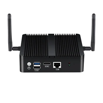 HLY Mini PC Celeron J1900 Quad Core 6*Gigabit Ethernet i211-AT LAN, HDMI, WIFI COM Firewall Router Mini Počítač Windows