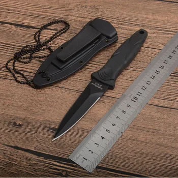 HRT fixed blade nůž 440 Blade ABS rukojeť venkovní táboření, lov Taktický nůž přežití kapesní ovoce Užitkové Nože EDC nástroje