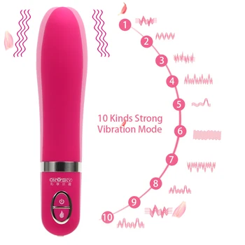 IKOKY Topení Dildo Vibrátor Lékařského Silikonu G-spot Masáž, Erotické 10 Speed Magic Wand Sexuální Hračky pro Ženy, Klitoris Stimulátor