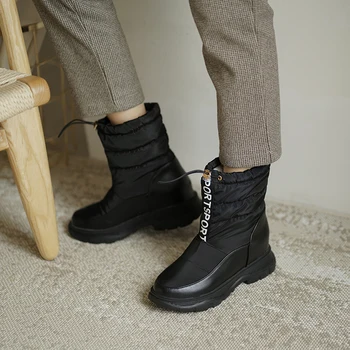 IN horké ženy Kolo Toe kotníkové boty kožešina tlusté sněhové boty kotníkové boty pro ženy zimní boty dámské teplé boty p425