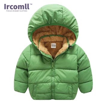 Ircomll Plyšové Teplé Thinck Kabát, Děti Oblečení, Baby Batole Dívky Zimní S Kapucí Svrchní Bundu Pro Chlapce, Dívky