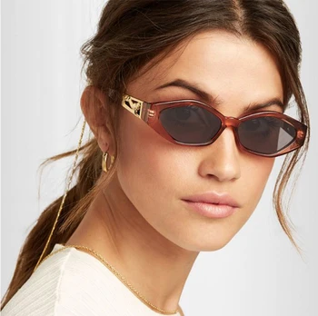 JackJad Ženy Vintage Moderní Zlatý Skákání Leopard Slim Sluneční Brýle Retro Diamond Tvar Značky Design Sluneční Brýle Oculos De Sol