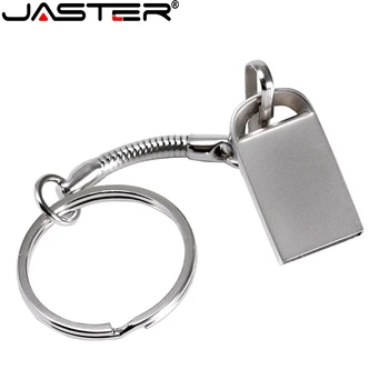 JASTER USB 2.0 Mini USB Kovové 4GB 16GB 32G 64GB Flash Disk pen drive vodotěsný usb flash disk High speed (1KS zdarma logo)