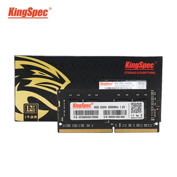 KingSpec memorias RAM ddr4 sodimm 4gb 8gb 16gb 2666mhz 1.2 V 260pin pro Laptop Notebook na Intel RAM componentes dělat computador