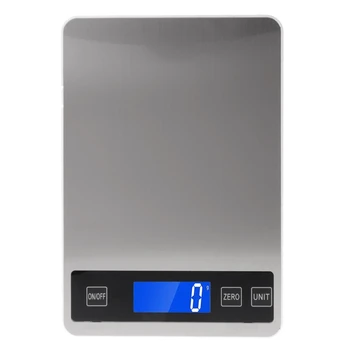 LCD Digitální Elektronická Kuchyňská váha 22lb/10kg Nabíjení Tlačítko, Vodotěsné Vaření Potravin Měřítku Vysoká Přesnost 10kg/1g