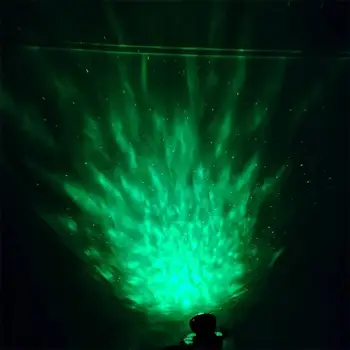 LED Hvězda Noční Světlo Lampy Hudba Starry Vody Vlna Hvězdnou Oblohu Projektor Blueteeth Zvuk-Aktivuje Projektor Světlo Dekor Velkoobchod