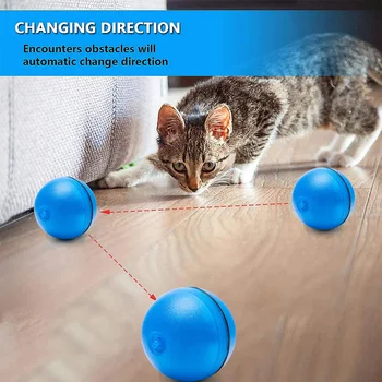 LED světlo, Automatické Válcování Míč na Elektrický Hračka pro Kočky pet Světelný Skákání Honí Míč, Pes, Legrační Hračka Pet Products