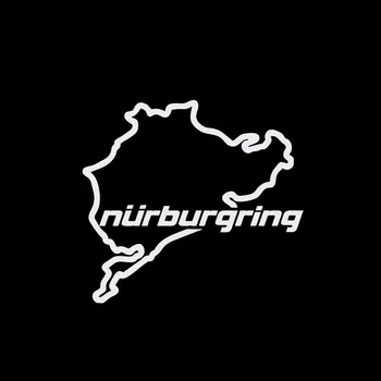 Legrační Závodní Silniční Závodní Nürburgringu Auto Nálepky Automobily Motocykly Vnější Příslušenství Vinylové Nálepky pro Bmw, Audi, Jeep Kia
