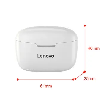 Lenovo Bezdrátová Sluchátka XT90 Bluetooth 5.0 Sportovní Sluchátka Dotykové Tlačítko IPX5 Vodotěsné Špunty do uší S 300mAh Nabíjecí Box