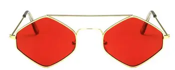 LEONLION 2021 Retro Gothic Kosočtverec sluneční Brýle Muži Polygon Sluneční Brýle, Ženy Vintage Malé Kovové Brýle Odstíny UV400 Dámské