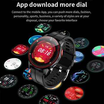 LIGE Chytré Hodinky Muži IP68 Vodotěsné Sport Fitness Tracker Heart Rate Monitor, Plně dotykový displej Ženy Smartwatch Pro Android, IOS