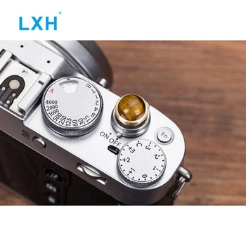 LXH Nové Příjezdu Čisté Fotoaparát Měkké Spouště Ručně vyráběné Měděné vykládané kamenem Pro Fujifilm XT20 X100F XT2 X100T XT10 X100