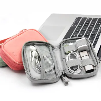 Mini Digitální Tašku Organizátor Přenosný Datový Kabel Sluchátko Mobile Power Pack, Cestovní Pas Se Vztahuje Taška Telefon Key Příslušenství Pouzdro