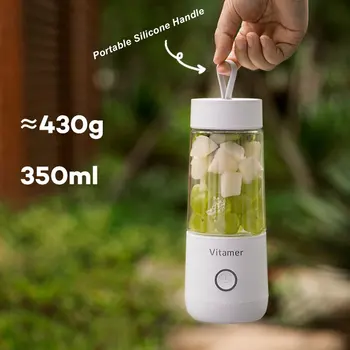 Mini Přenosný Elektrický Vitamin Šťávy Cup Láhev Vitamer Ovoce Odšťavňovač Nabíjení Smoothie Maker Mixér Stroj Na Koleji Cestování