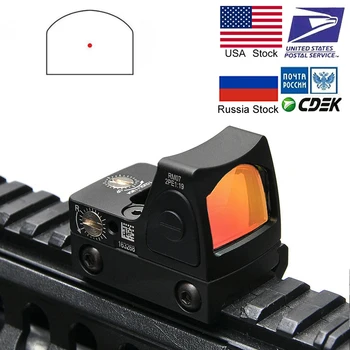 Mini RMR Red Dot Sight Kolimátor Pistoli / Pušku Reflex Sight Scope fit 20mm Weaver Rail Pro Airsoft / Lovecké Pušky