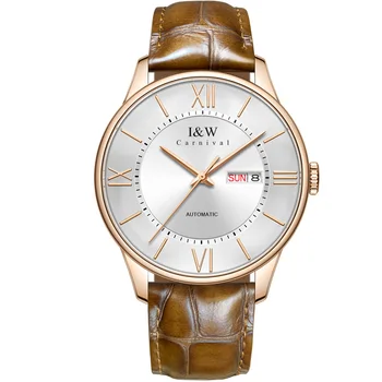 MIYOTA automat top značky luxusní pánské hodinky, safírové Karneval mechanické hodinky muži vodotěsné Sitizen relogio masculino reloj