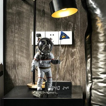 Moderní Letecký Pes Astronaut Figurka Socha Domova Den Dárek