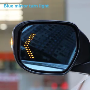 Modré Zrcadlo Oslnění Důkaz Zrcadlo LED směrových světel Vyhřívané Zpětné Zrcátko Pro Toyota HiLux Fortuner 2016-2018