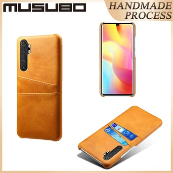 Musubo Pouzdro z Pravé Kůže Pro XIAOMI MI Note 10 Lite Hrát Luxusní Zadní Kryt Pro MI Mix 3 2 MI 9 SE 8X 6X 5X Fundas Card Slot